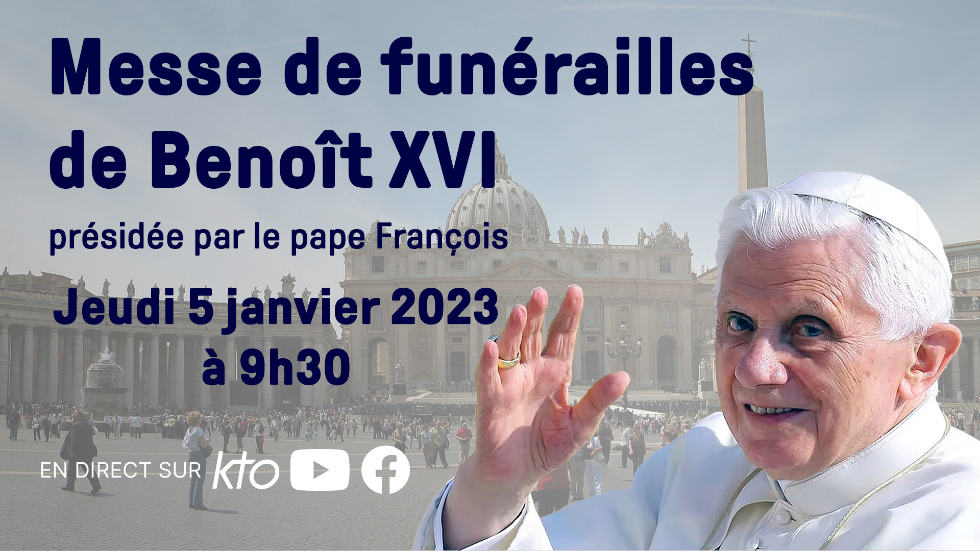 Funérailles Benoît XVI